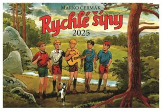 Kalendář 2026 Rychlé šípy - nástěnný