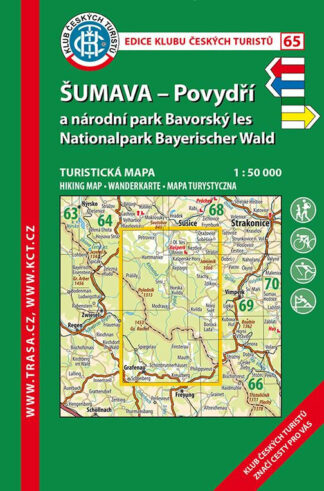KČT 65 Šumava - Povydří a NP 1:50 000
