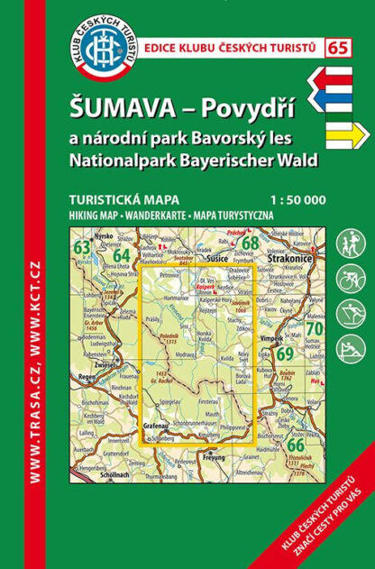 KČT 65 Šumava - Povydří a NP 1:50 000