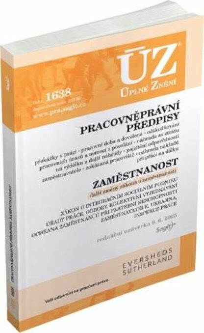 ÚZ 1638 Pracovněprávní předpisy
