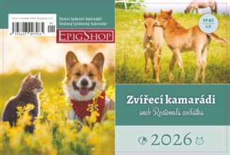 Kalendář 2026 Zvířecí kamarádi aneb Roztomilá zvířátka - stolní, týdenní