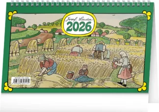 Kalendář 2026 stolní: Josef Lada, 23,1 x 14,5 cm