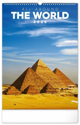 Kalendář 2026 nástěnný: Světové monumenty, 33 x 46 cm