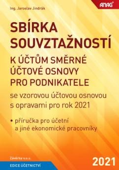 Sbírka souvztažností k účtům směrné účtové osnovy pro podnikatele se vzorovou účtovou osnovou s opravami pro rok 2021 - Obrázek 2