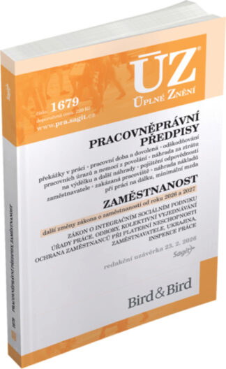 UZ 1679 Pracovněprávní předpisy, Zaměstnanost, Odškodňování a náhrady, Odbory, Inspekce práce