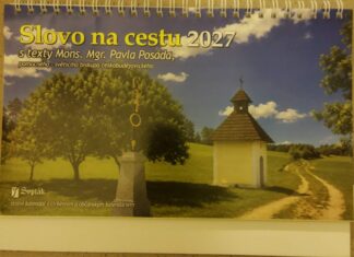 2027 Slovo na cestu - stolní kalendář