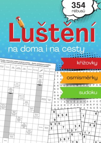 Luštění na doma i na cesty - Křížovky, osmisměrky, sudoku