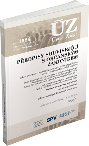 ÚZ 1686 Předpisy související s občanským zákoníkem - veřejné rejstříky, evidence skutečných majitelů, mezinárodní právo soukromé, ...