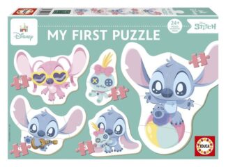 Baby puzzle Stitch 5v1 (3-5 dílků)