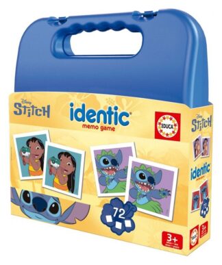 Pexeso v kufříku Stitch 72 kartiček