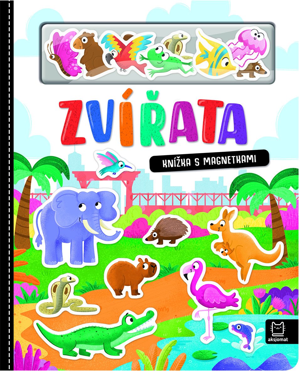 Knížka s magnetkami Zvířata