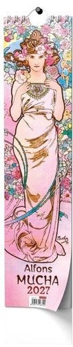 Nástěnný kalendář Kravata Alfons Mucha 2027