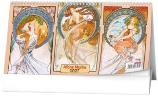 Stolní čtrnáctidenní kalendář Alfons Mucha 2027