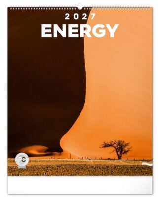 NOTIQUE Nástěnný kalendář Energie 2027, 48 x 56 cm